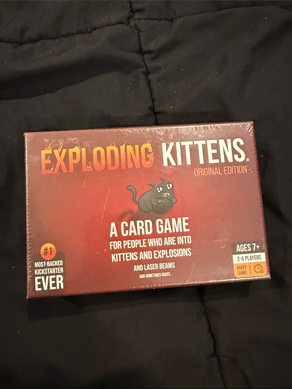-Exploding Kittens Card Game Original Edition -Red- new in sealed box